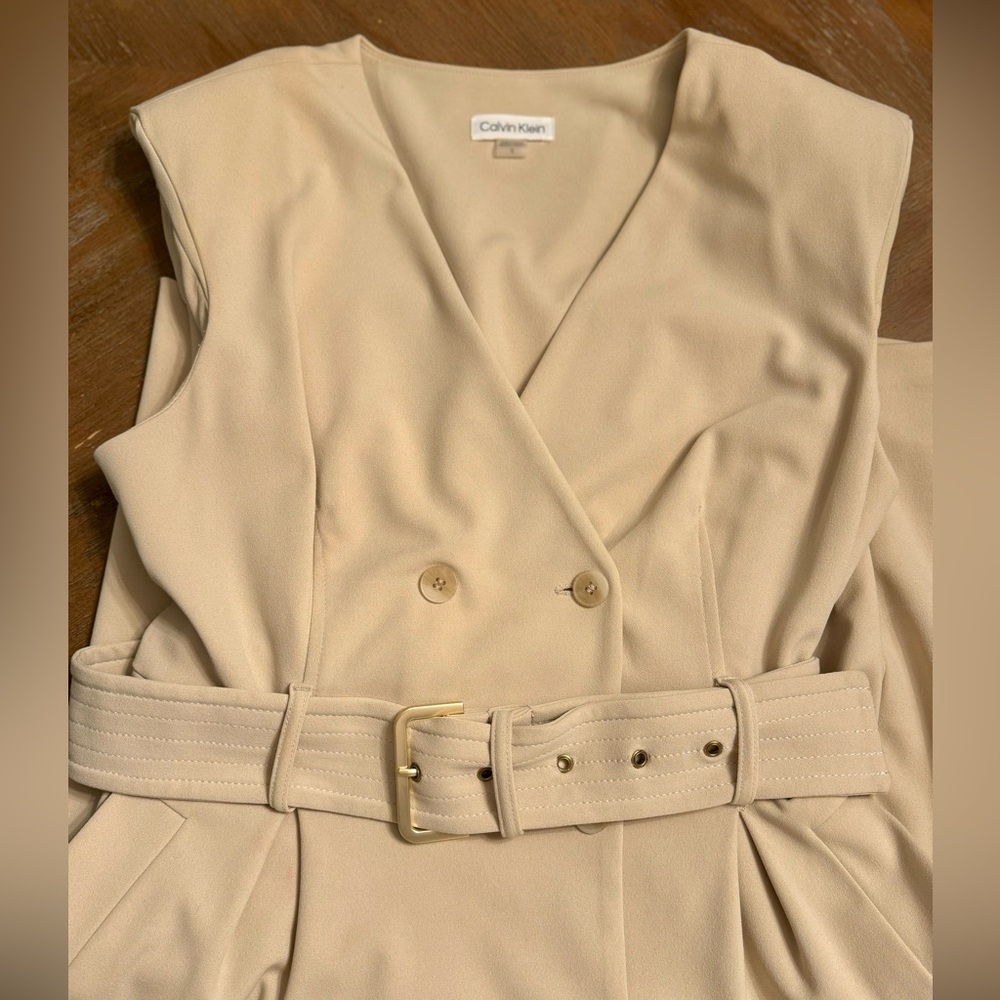 Calvin Klein Tan Dress
